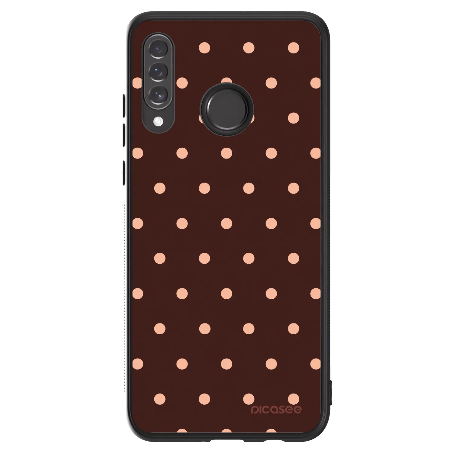 Picasee ULTIMATE CASE für Huawei P30 Lite - Peach Dots & Chocolate