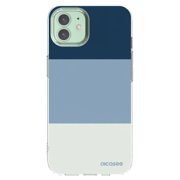 Picasee Apple iPhone 12 Hülle - Transparentes Silikon - Coastal Blue