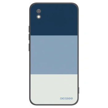 Picasee Xiaomi Redmi 9AT Hülle - Schwarzes Silikon - Coastal Blue