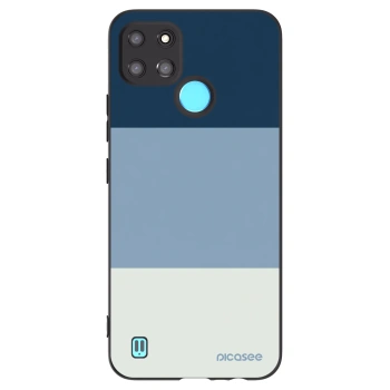 Picasee Realme C21Y Hülle - Schwarzes Silikon - Coastal Blue
