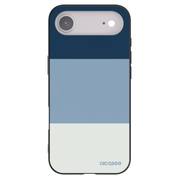 Picasee Apple iPhone Air Hülle - Schwarzes Silikon - Coastal Blue