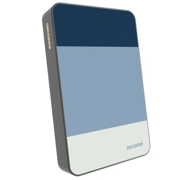 Picasee Powerbank mit MagSafe 10 000 mAh Grau - Coastal Blue