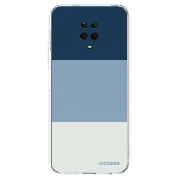 Picasee Xiaomi Redmi Note 9 Pro Hülle - Transparentes Silikon - Coastal Blue