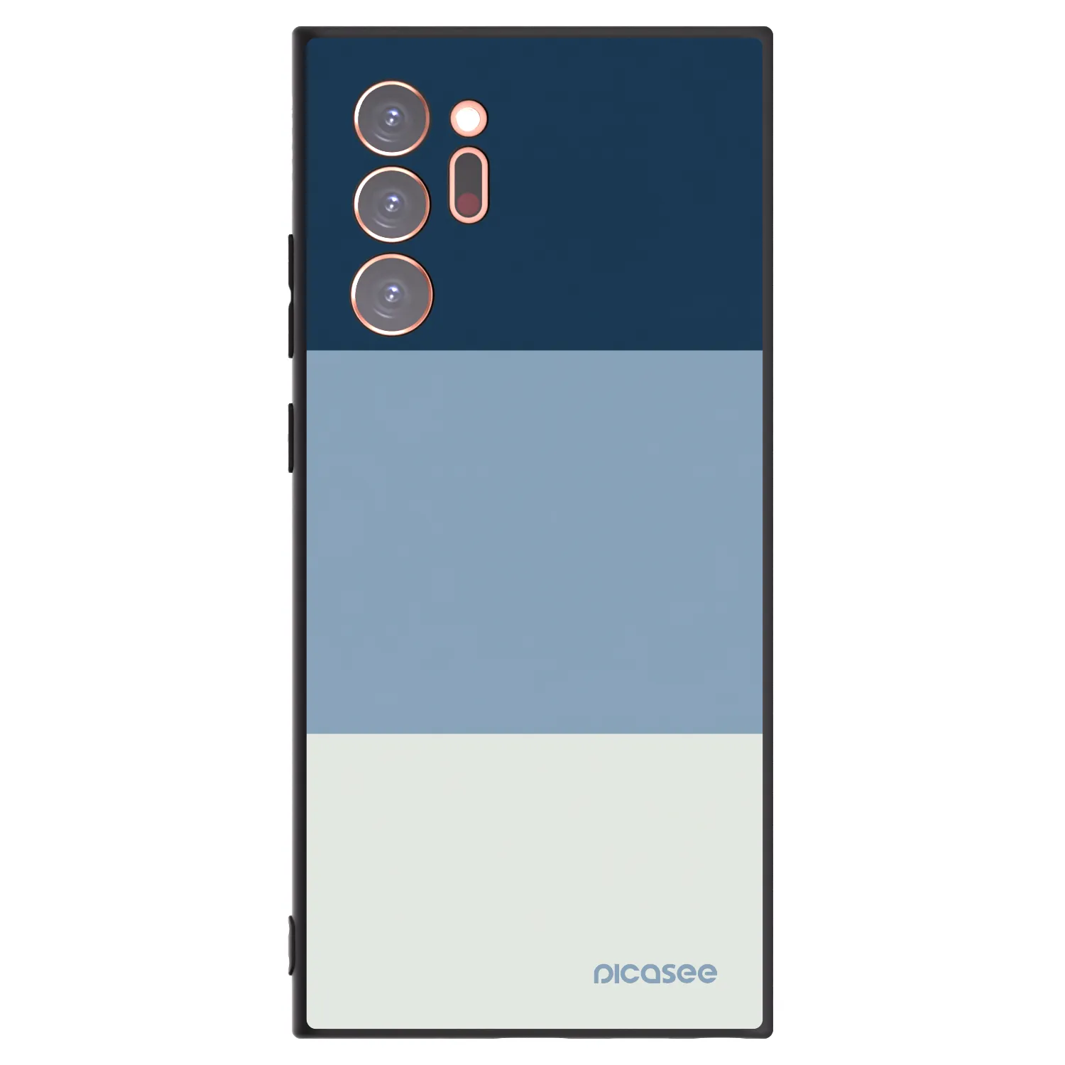 Picasee Samsung Galaxy Note 20 Ultra Hülle - Schwarzes Silikon - Coastal Blue