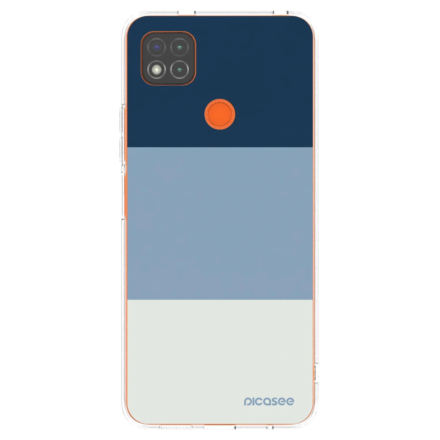 Picasee Xiaomi Redmi 9C Hülle - Transparentes Silikon - Coastal Blue