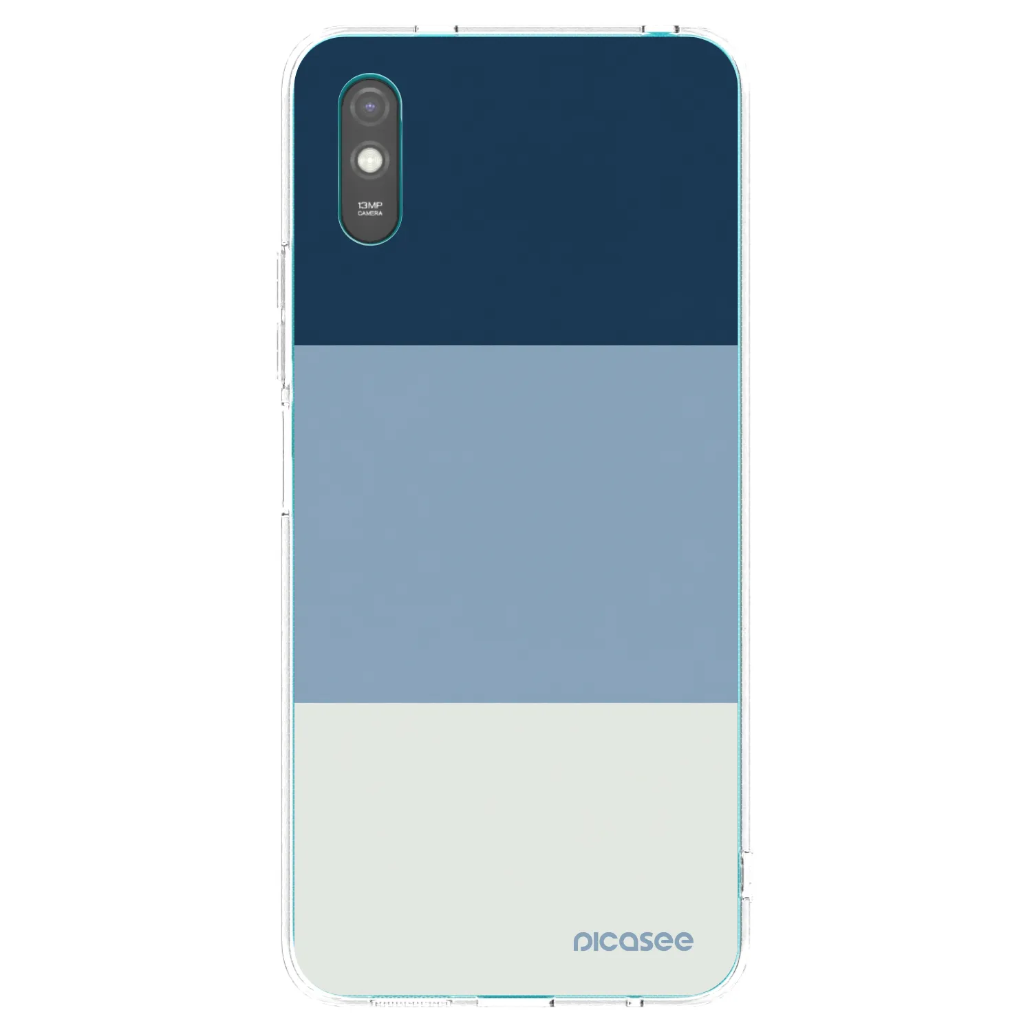 Picasee Xiaomi Redmi 9A Hülle - Transparentes Silikon - Coastal Blue