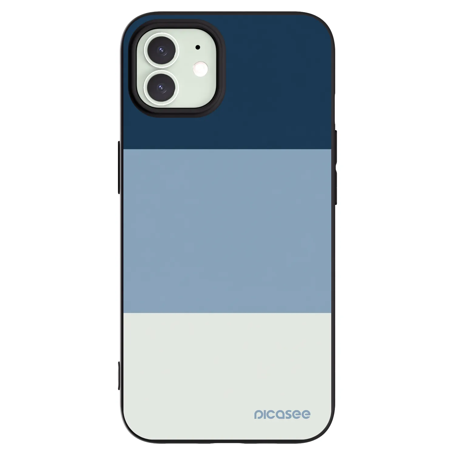 Picasee Apple iPhone 12 Pro Hülle - Schwarzes Silikon - Coastal Blue