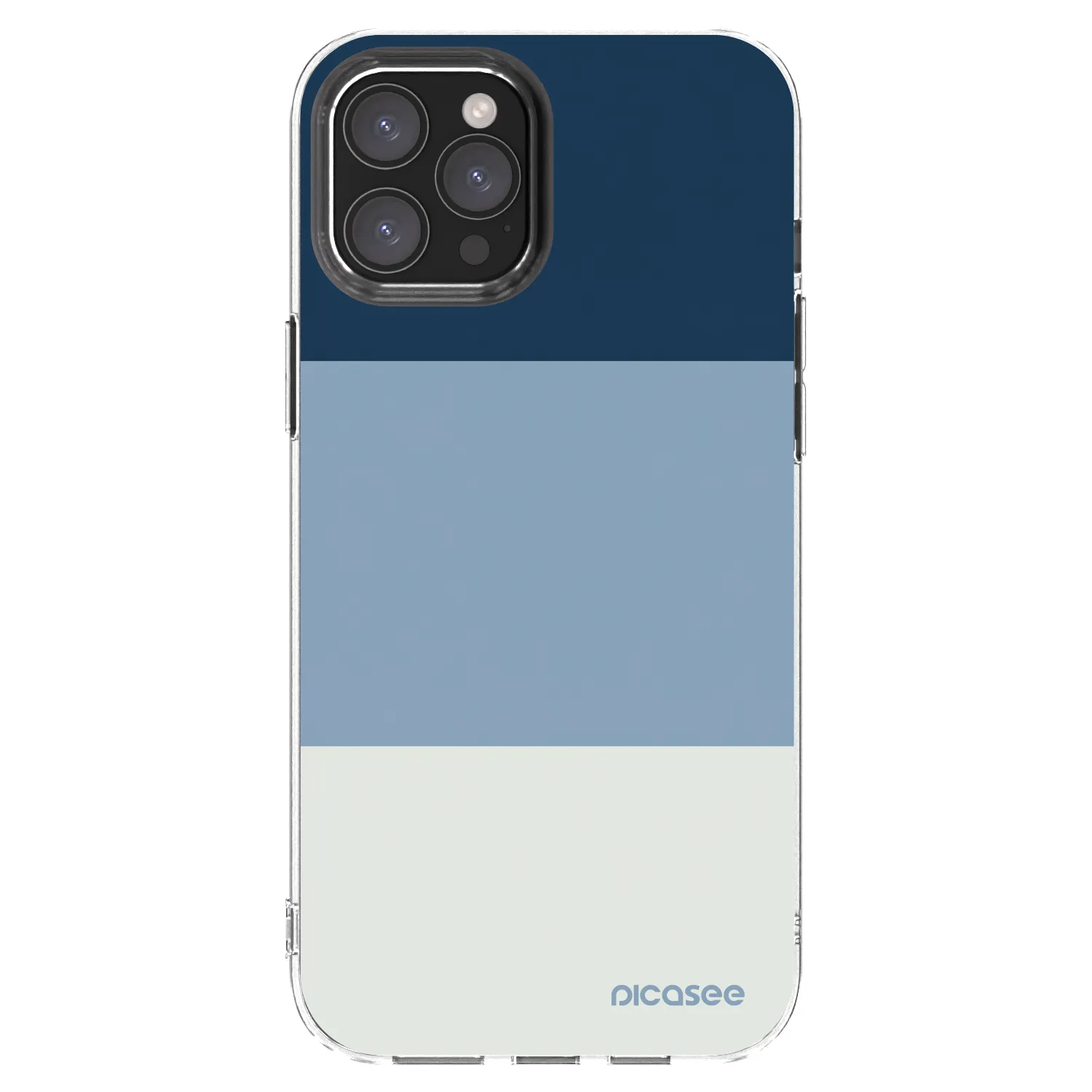 Picasee Apple iPhone 12 Pro Max Hülle - Transparentes Silikon - Coastal Blue