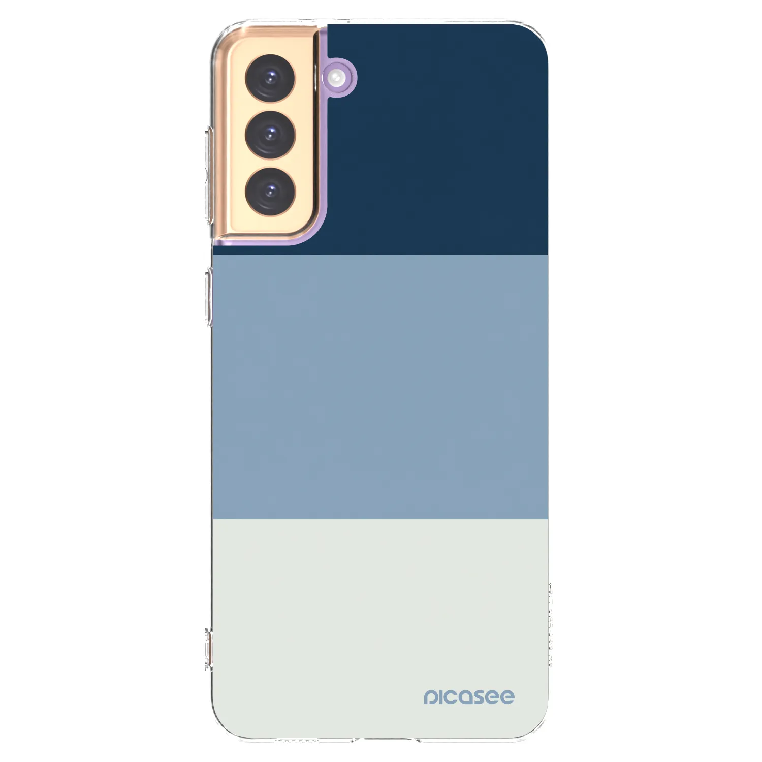 Picasee Samsung Galaxy S21+ 5G G996F Hülle - Transparentes Silikon - Coastal Blue