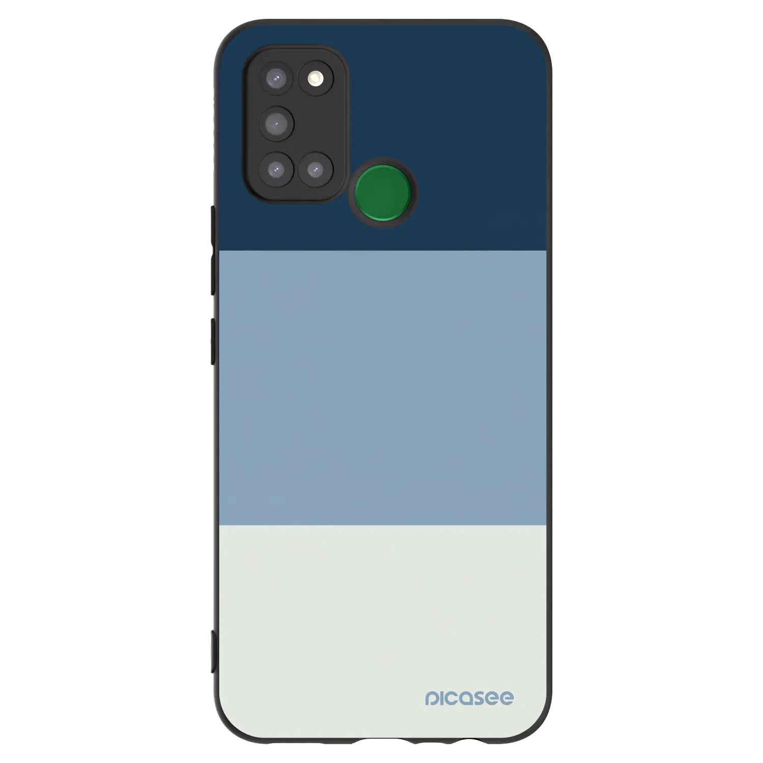 Picasee Realme 7i Hülle - Schwarzes Silikon - Coastal Blue