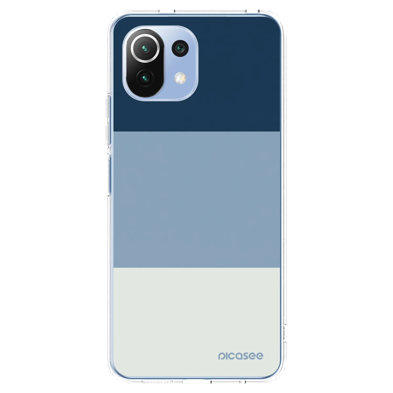 Picasee Xiaomi Mi 11 Lite Hülle - Transparentes Silikon - Coastal Blue