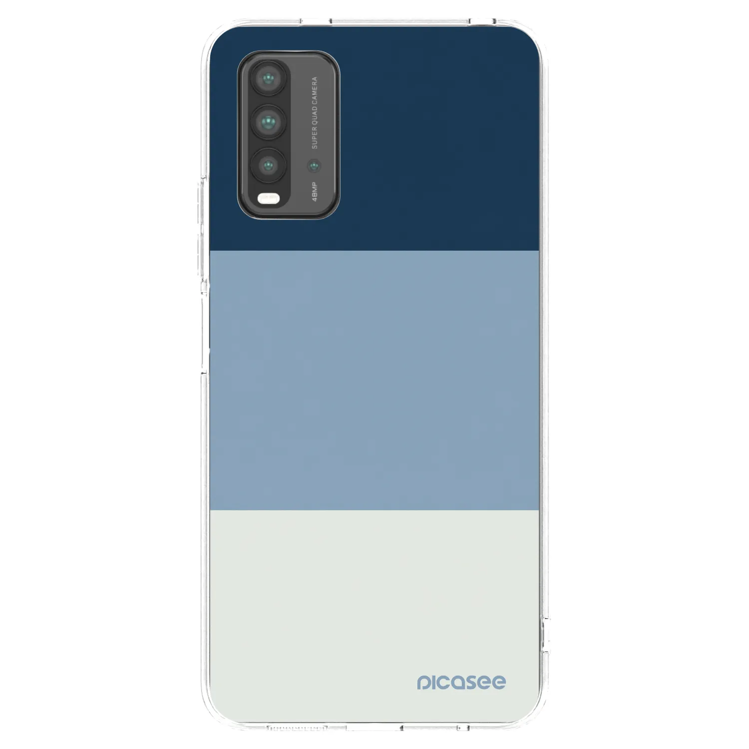 Picasee Xiaomi Redmi 9T Hülle - Transparentes Silikon - Coastal Blue