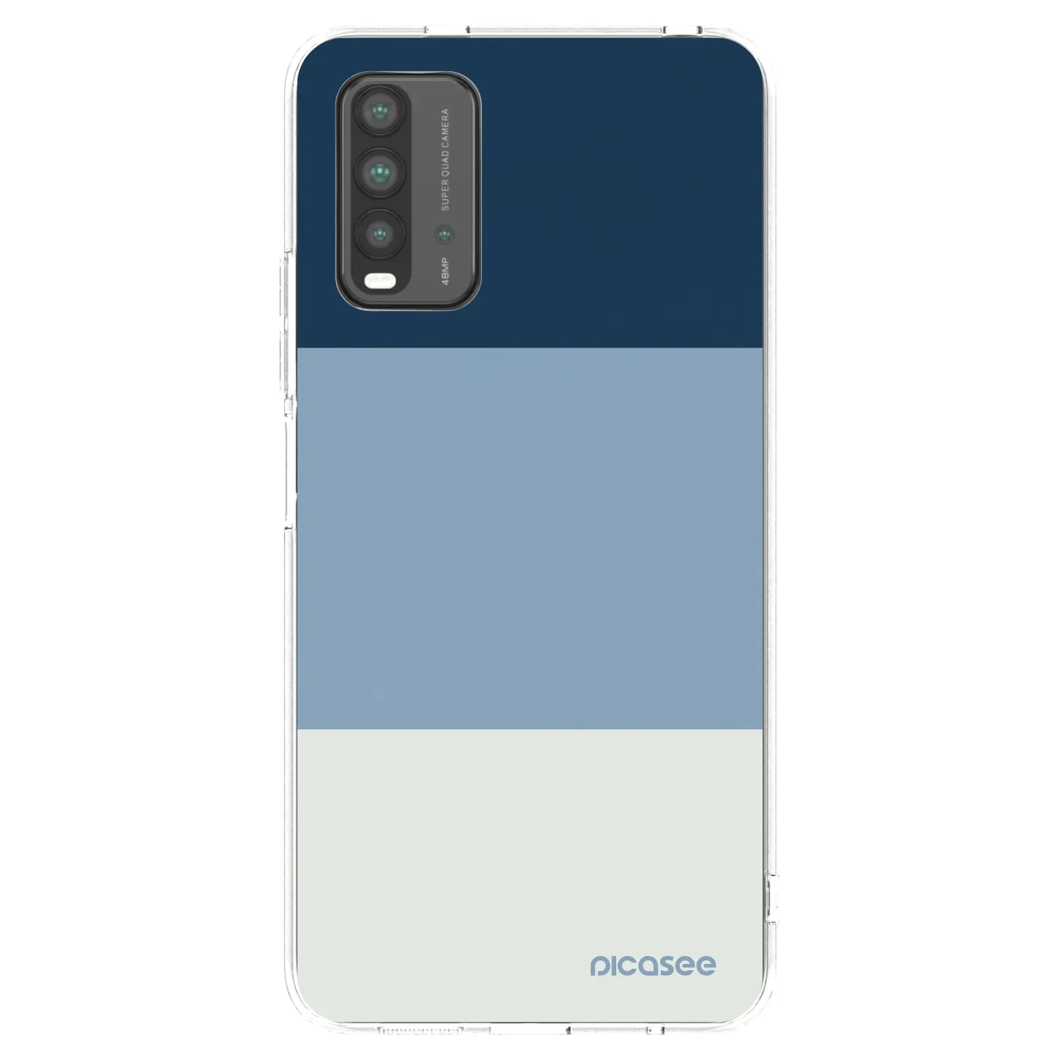 Picasee Xiaomi Redmi 9T Hülle - Schwarzes Silikon - Coastal Blue