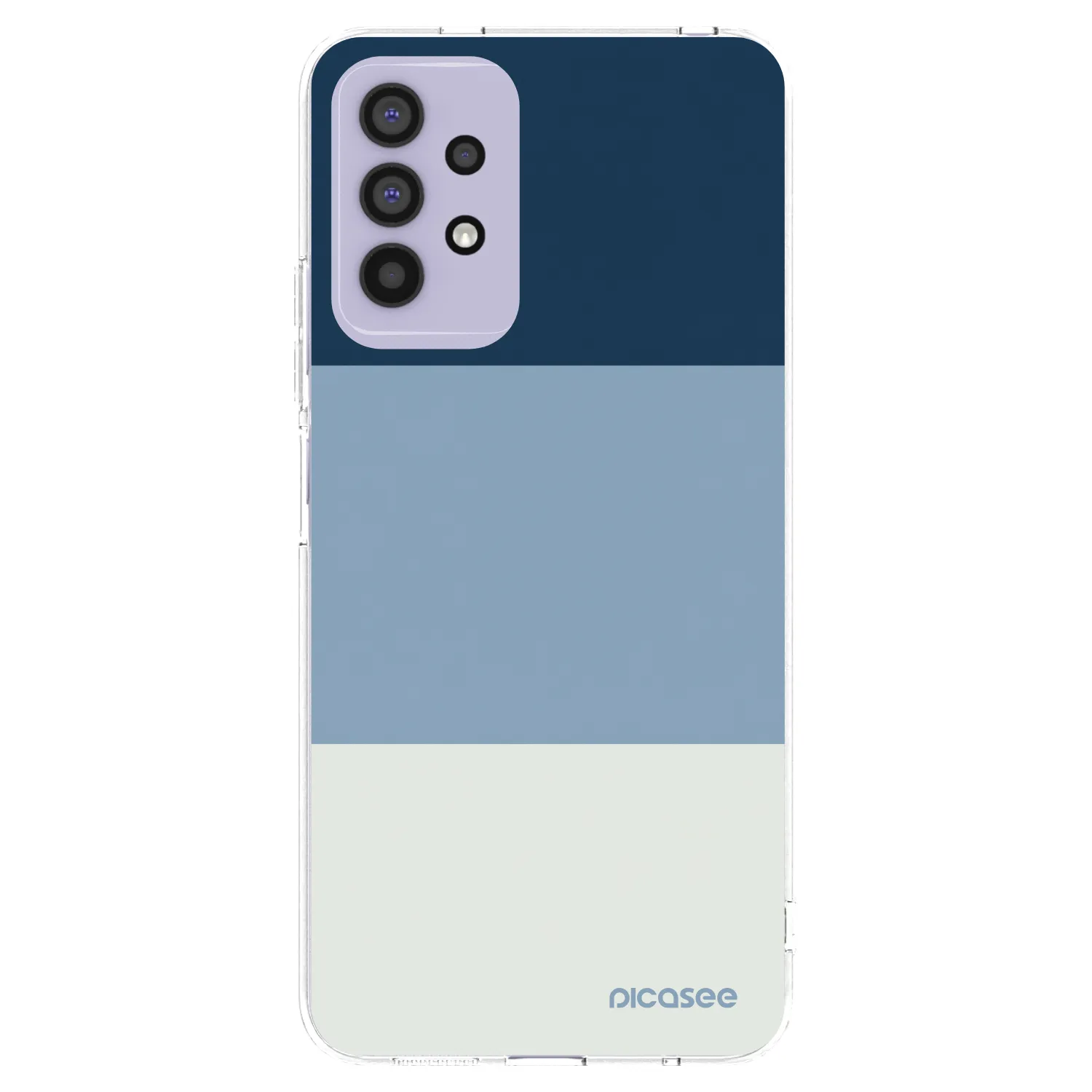 Picasee Samsung Galaxy A32 4G SM-A325F Hülle - Transparentes Silikon - Coastal Blue