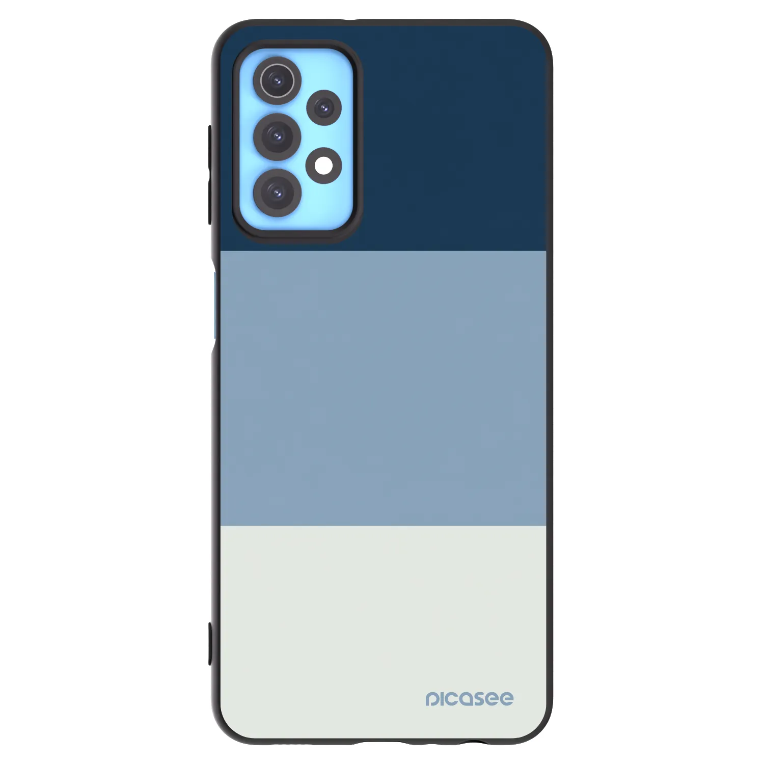 Picasee Samsung Galaxy A32 4G SM-A325F Hülle - Schwarzes Silikon - Coastal Blue