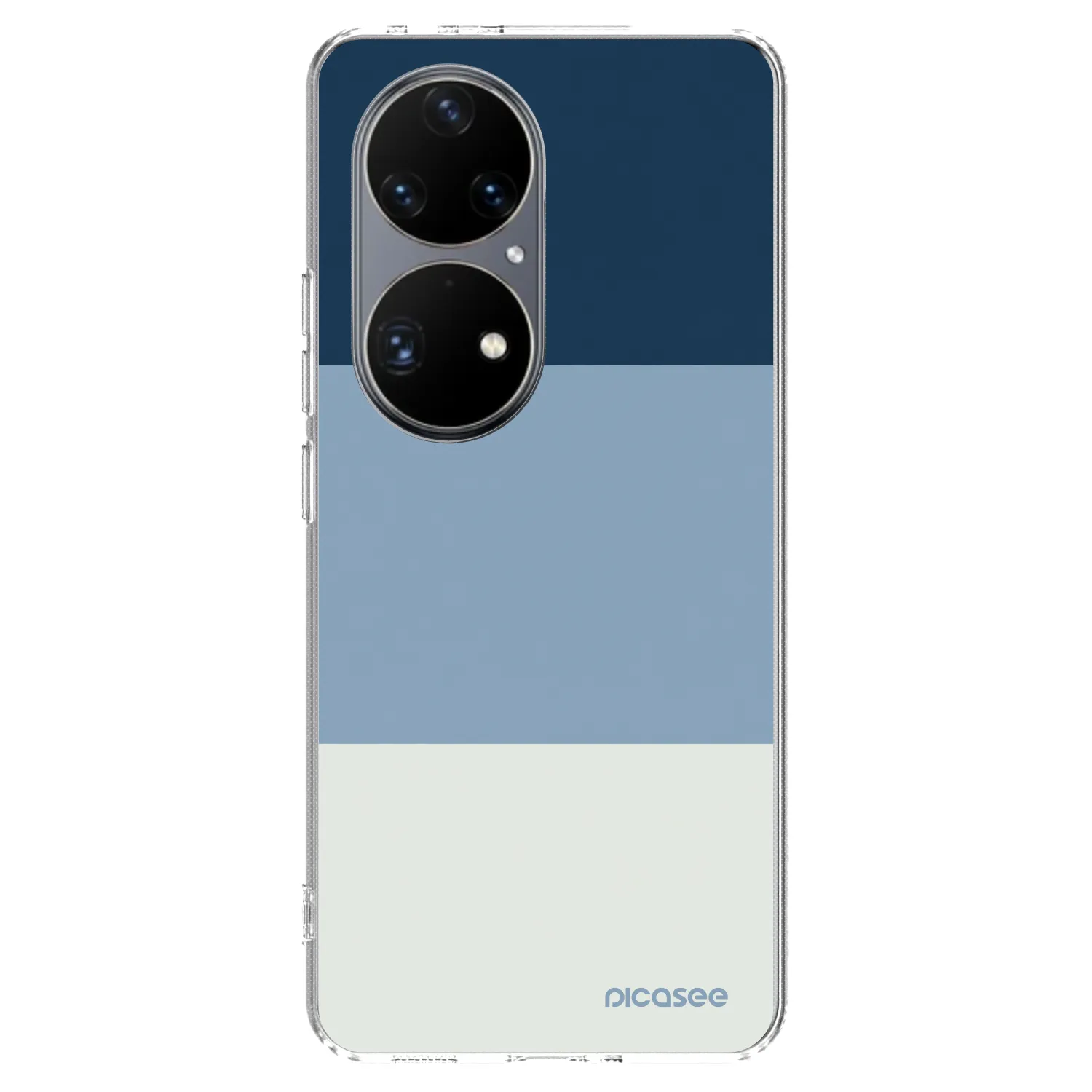 Picasee Huawei P50 Hülle - Transparentes Silikon - Coastal Blue