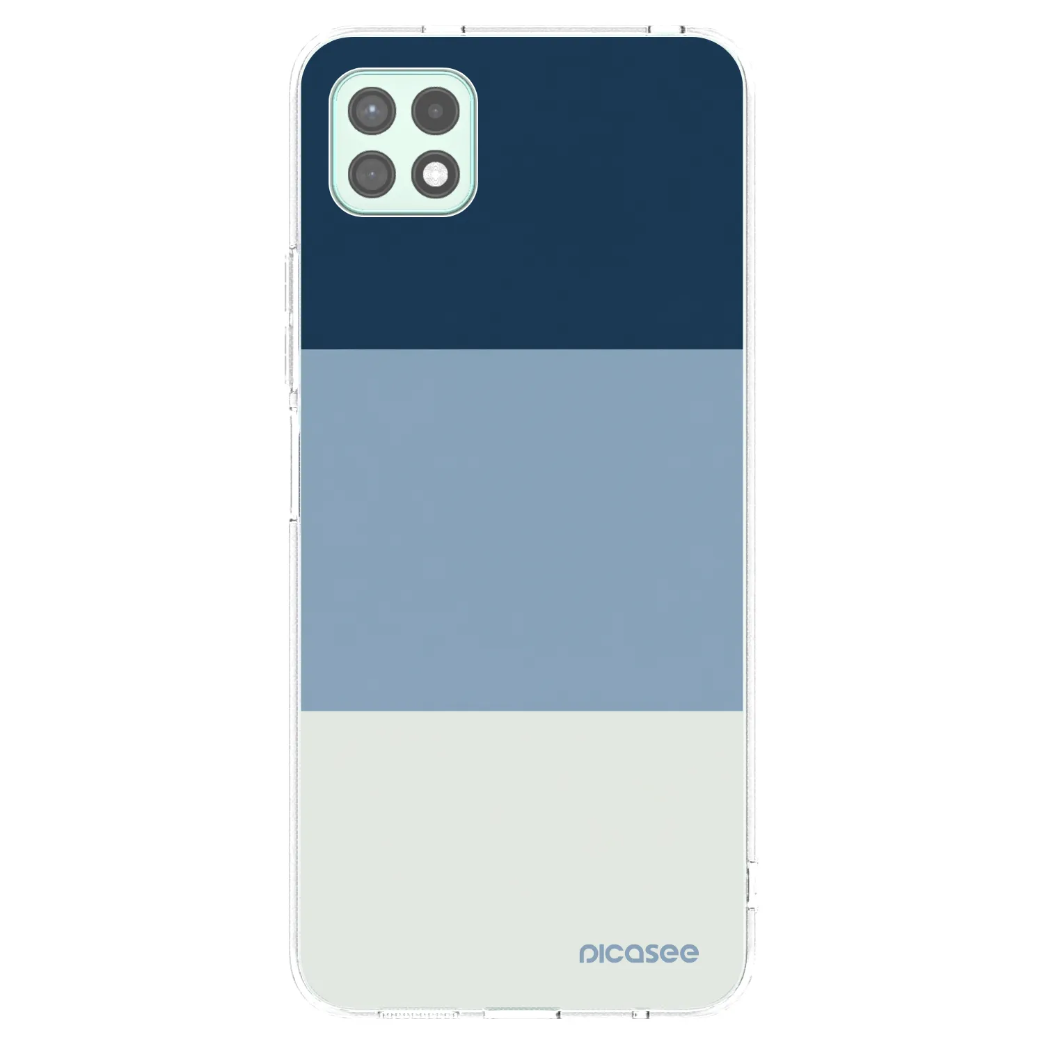 Picasee Samsung Galaxy A22 A226B 5G Hülle - Transparentes Silikon - Coastal Blue