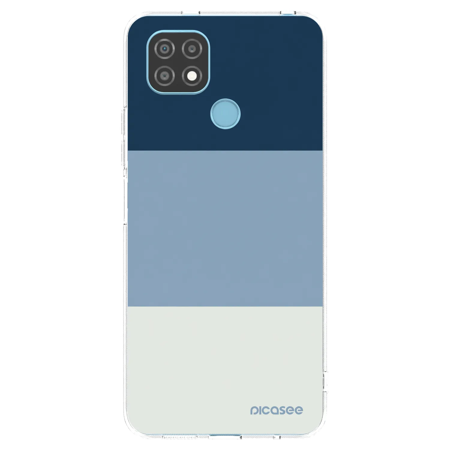 Picasee Realme C21 Hülle - Transparentes Silikon - Coastal Blue
