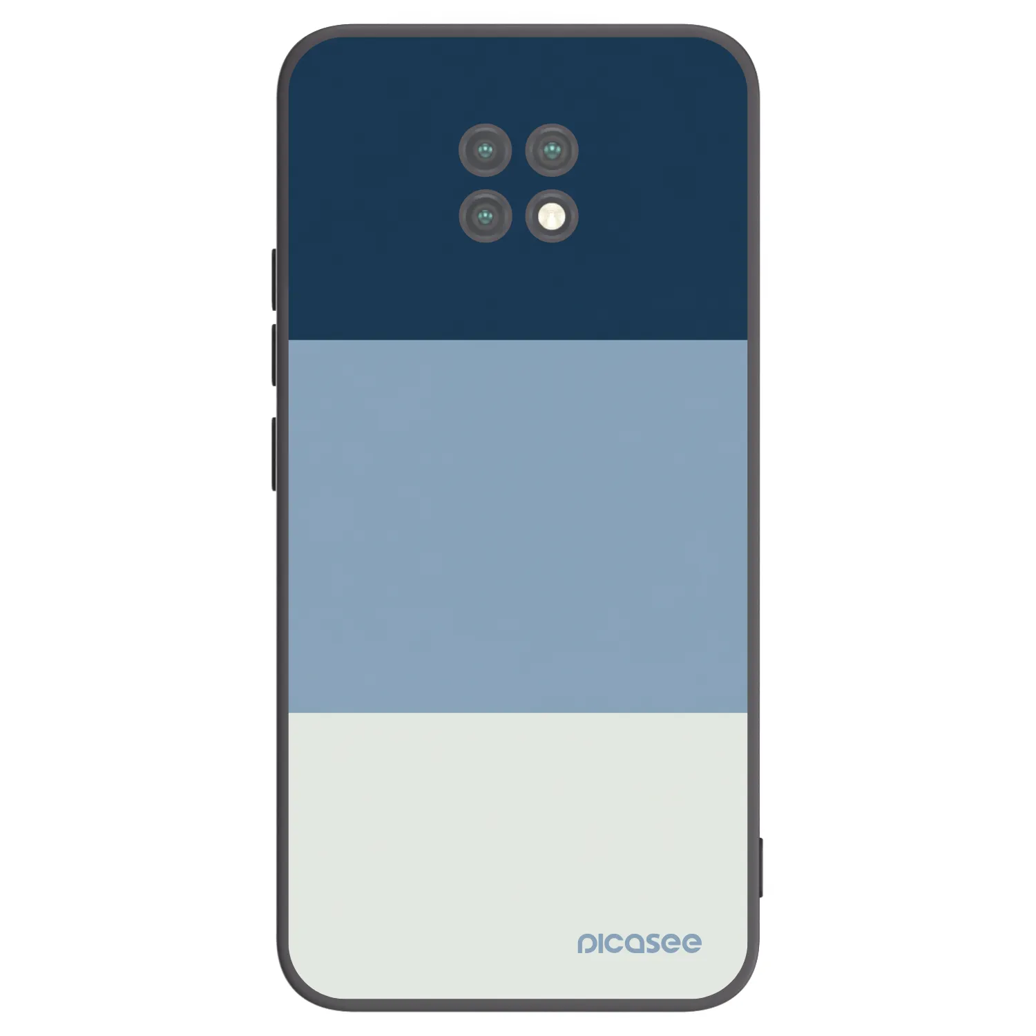 Picasee Xiaomi Redmi Note 9T Hülle - Schwarzes Silikon - Coastal Blue