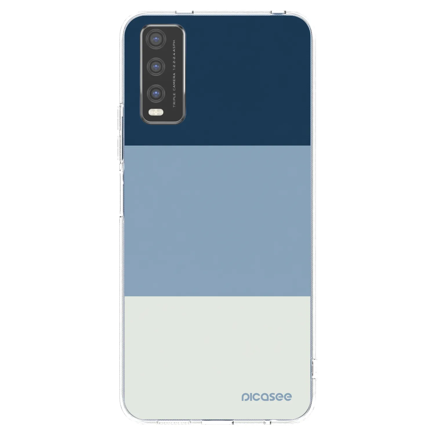 Picasee Vivo Y20s Hülle - Transparentes Silikon - Coastal Blue