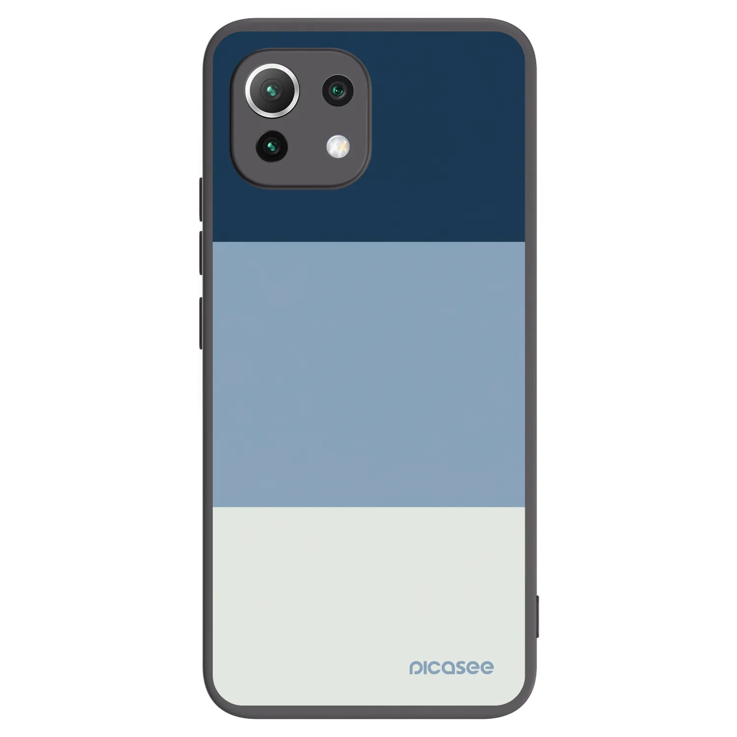 Picasee Xiaomi 11 Lite 5G NE Hülle - Schwarzes Silikon - Coastal Blue