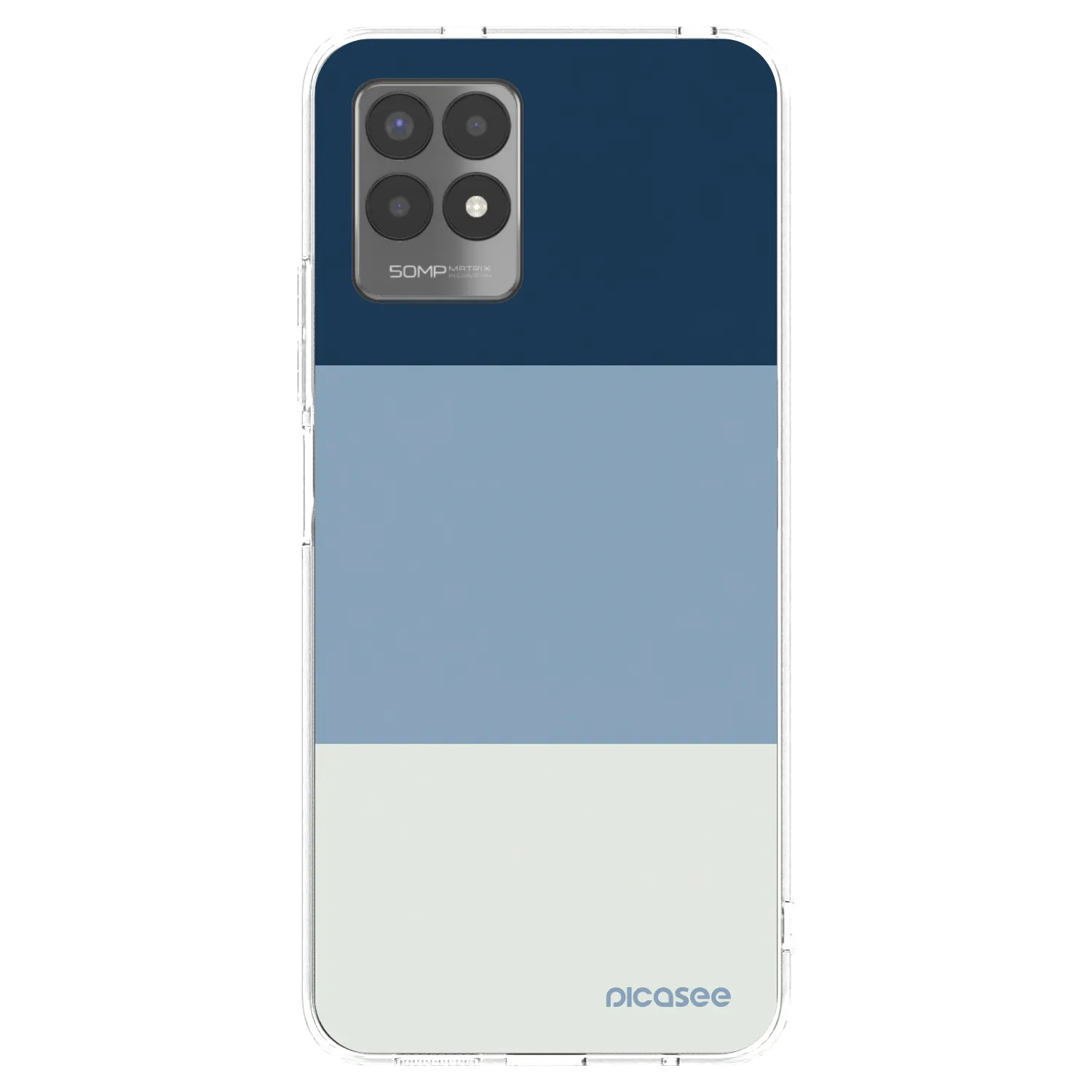 Picasee Realme 8i Hülle - Transparentes Silikon - Coastal Blue