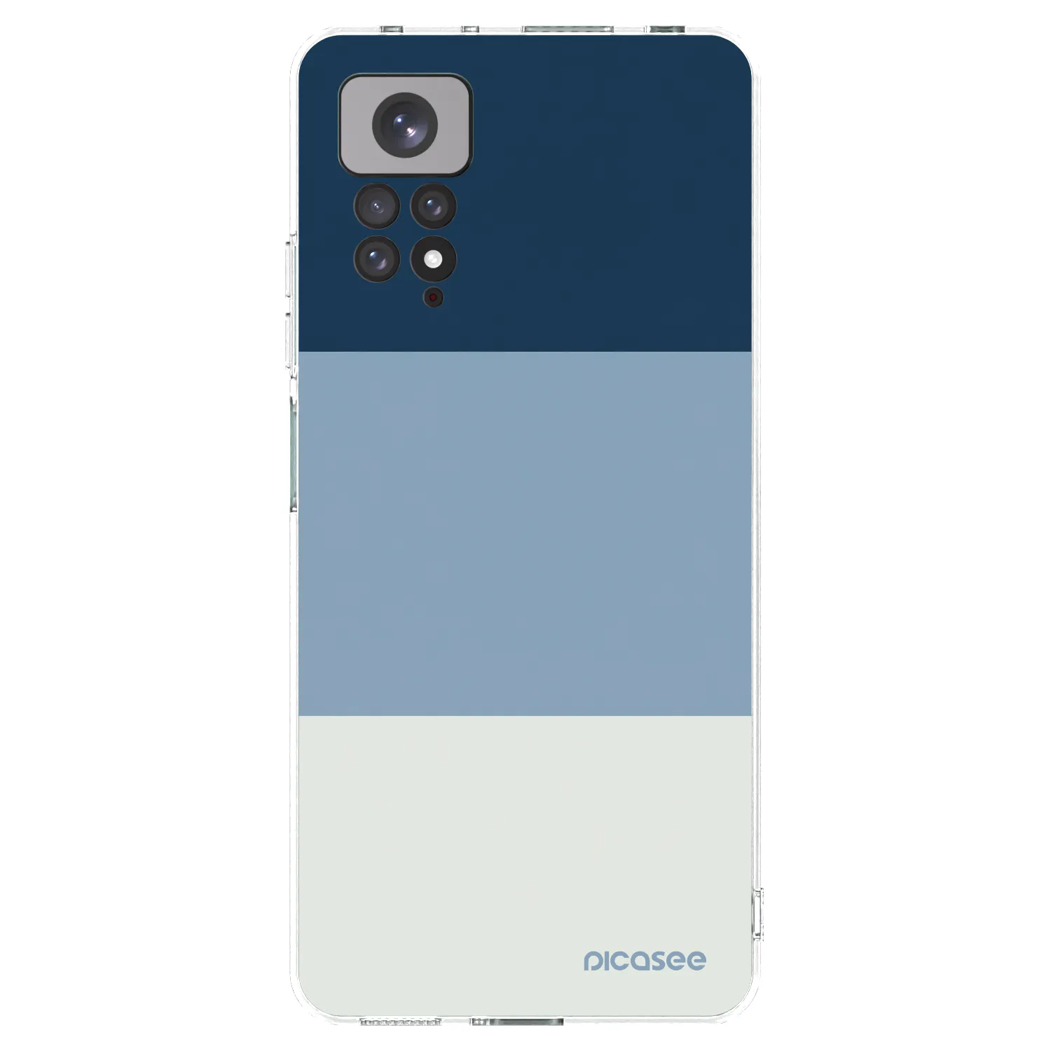 Picasee Xiaomi Redmi Note 11S 4G Hülle - Transparentes Silikon - Coastal Blue