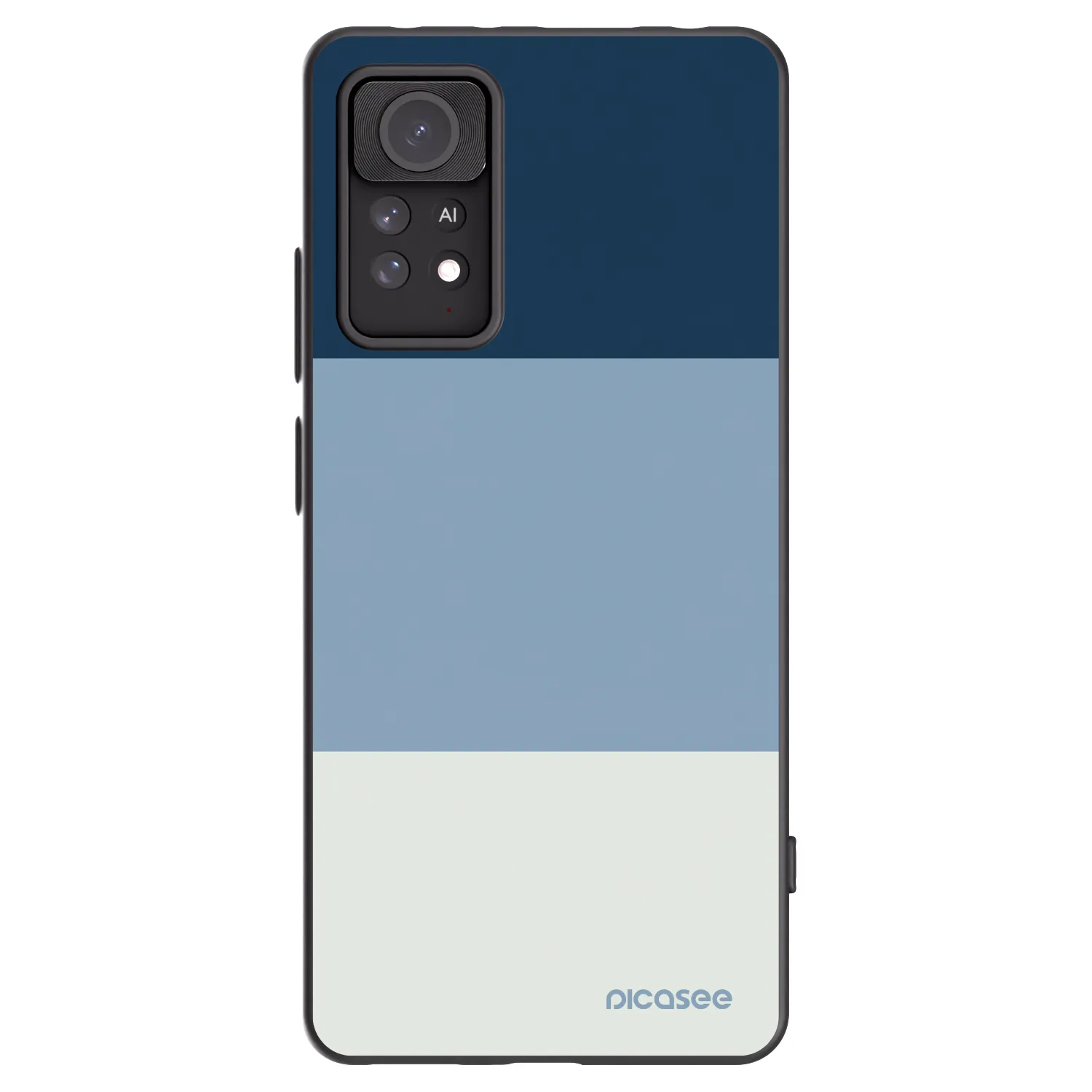 Picasee Xiaomi Redmi Note 11 Pro 5G Hülle - Schwarzes Silikon - Coastal Blue