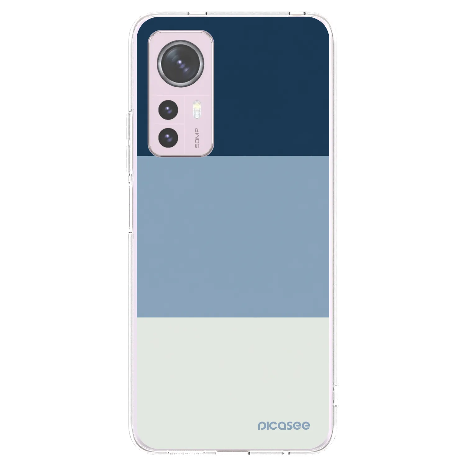 Picasee Xiaomi 12 Hülle - Transparentes Silikon - Coastal Blue
