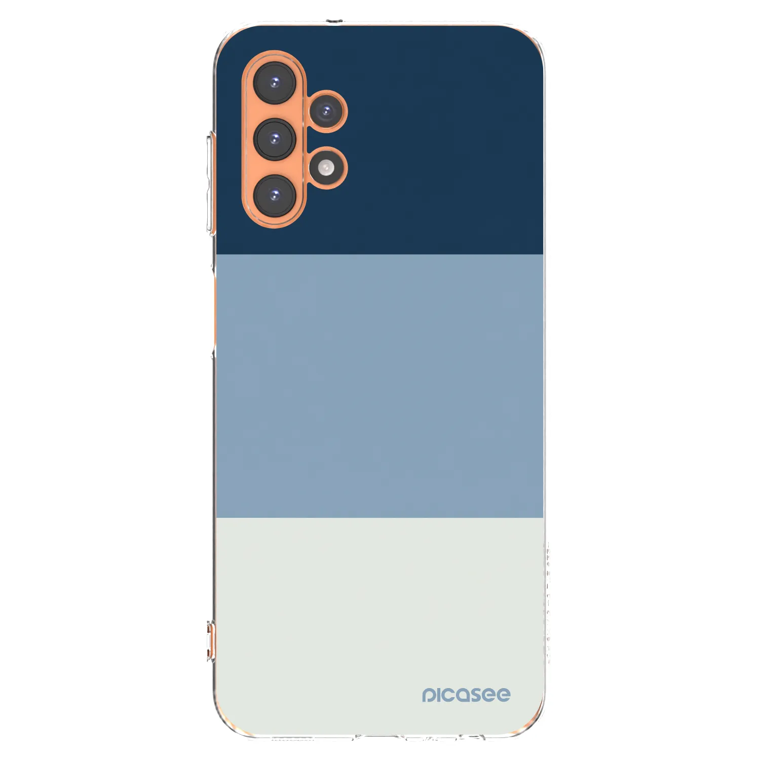 Picasee Samsung Galaxy A13 4G A135 Hülle - Transparentes Silikon - Coastal Blue