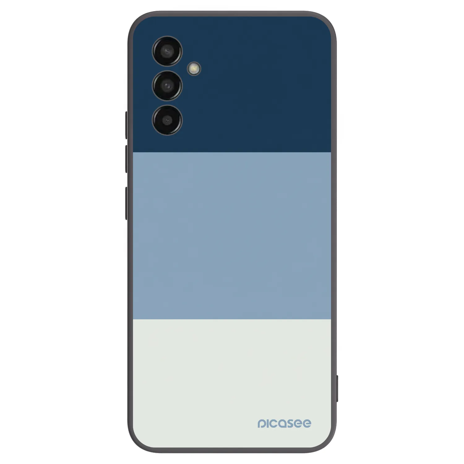Picasee Samsung Galaxy M13 M135F Hülle - Schwarzes Silikon - Coastal Blue