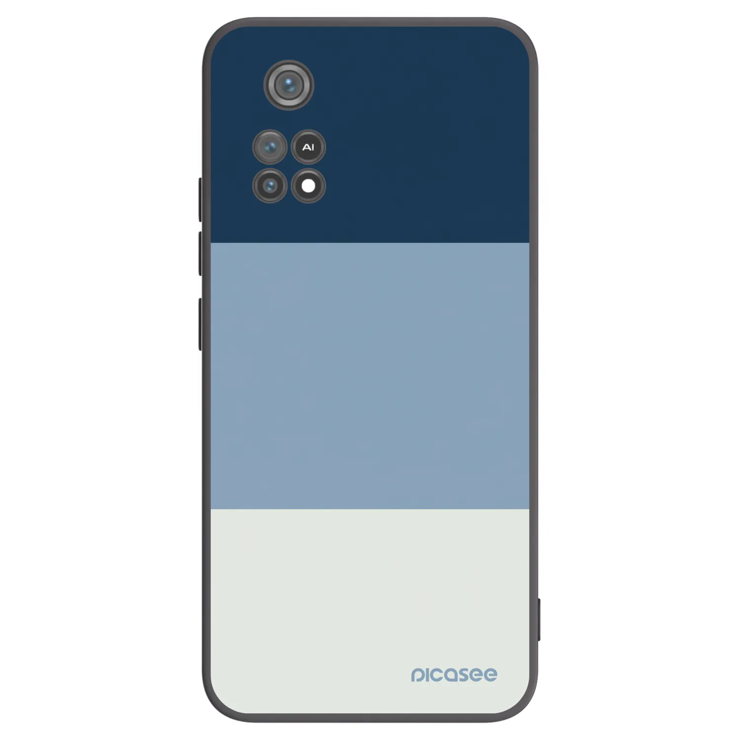 Picasee Xiaomi Poco M4 Pro Hülle - Schwarzes Silikon - Coastal Blue