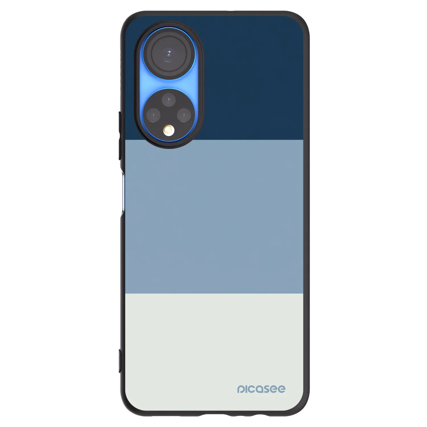 Picasee Honor X7 Hülle - Schwarzes Silikon - Coastal Blue