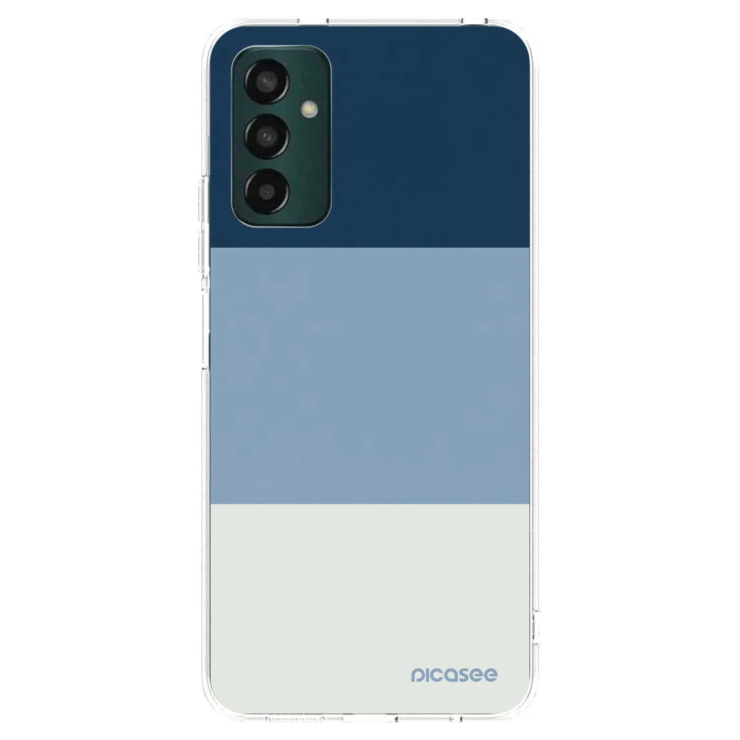 Picasee Samsung Galaxy M23 5G Hülle - Transparentes Silikon - Coastal Blue