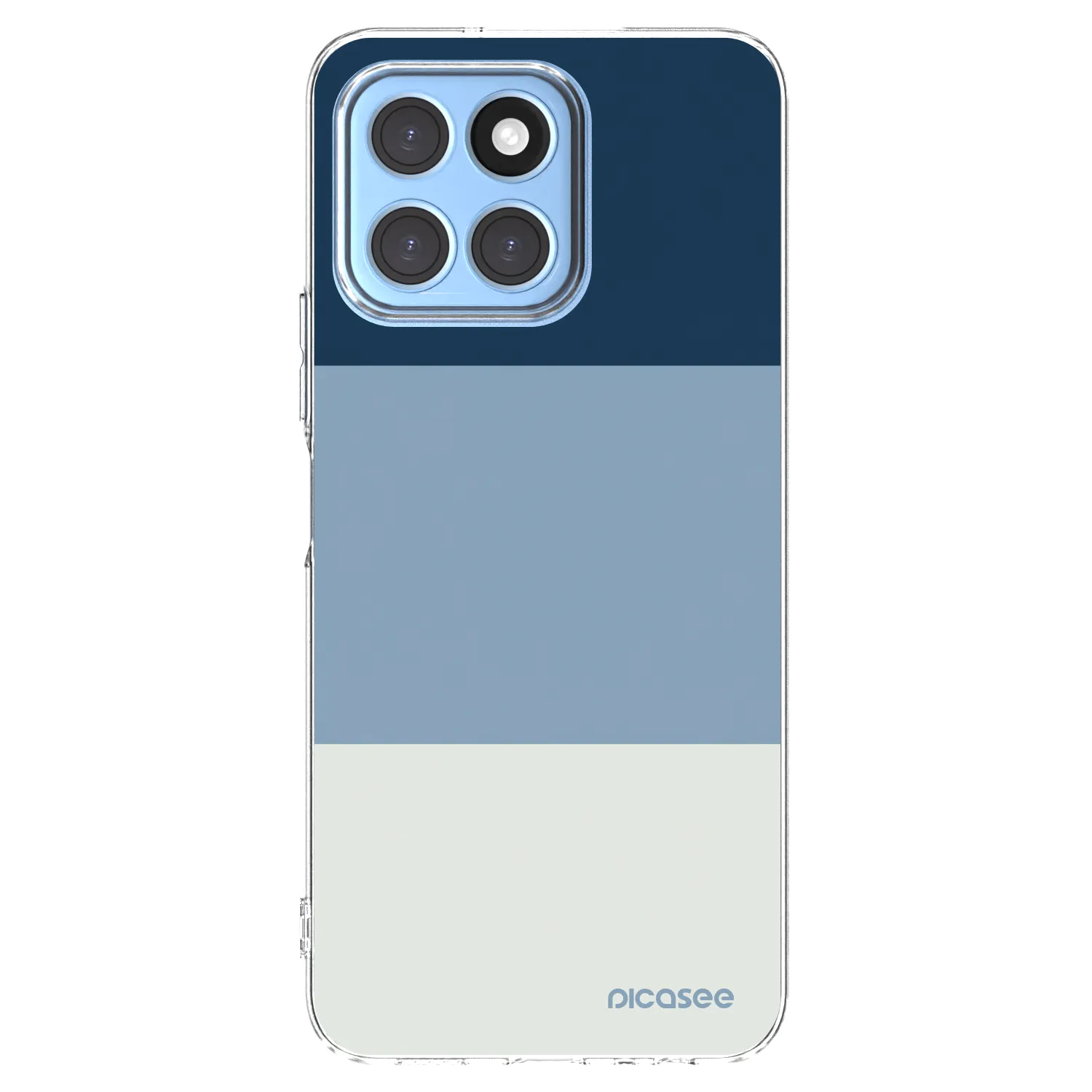 Picasee Honor X6 Hülle - Transparentes Silikon - Coastal Blue