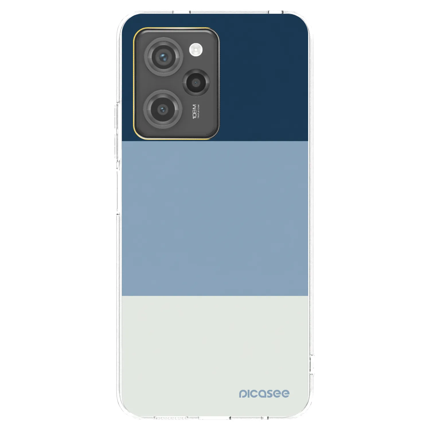 Picasee Xiaomi Poco X5 Pro Hülle - Schwarzes Silikon - Coastal Blue