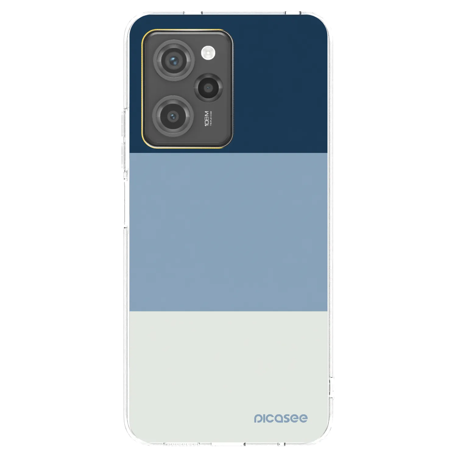 Picasee Xiaomi Poco X5 Pro Hülle - Transparentes Silikon - Coastal Blue