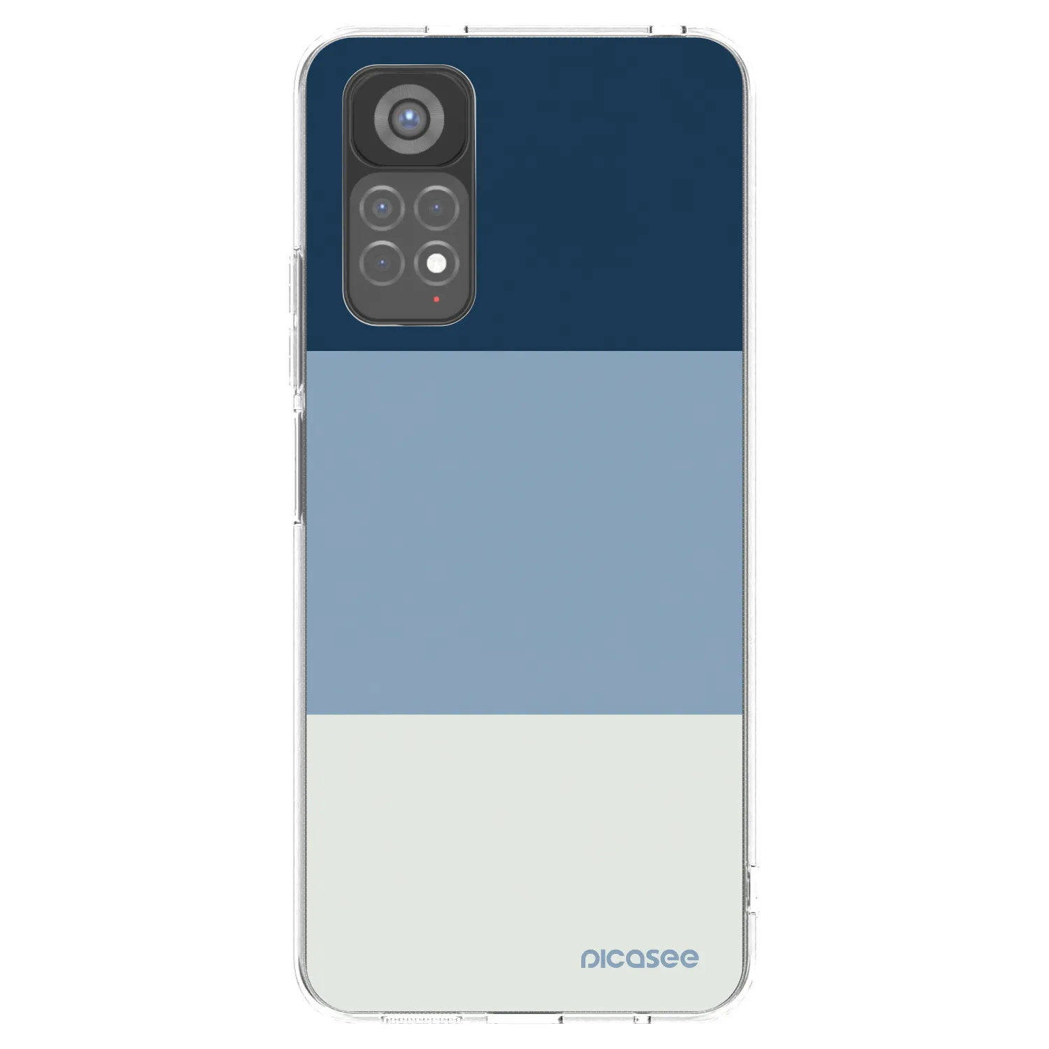 Picasee Xiaomi Redmi Note 11S 5G Hülle - Transparentes Silikon - Coastal Blue