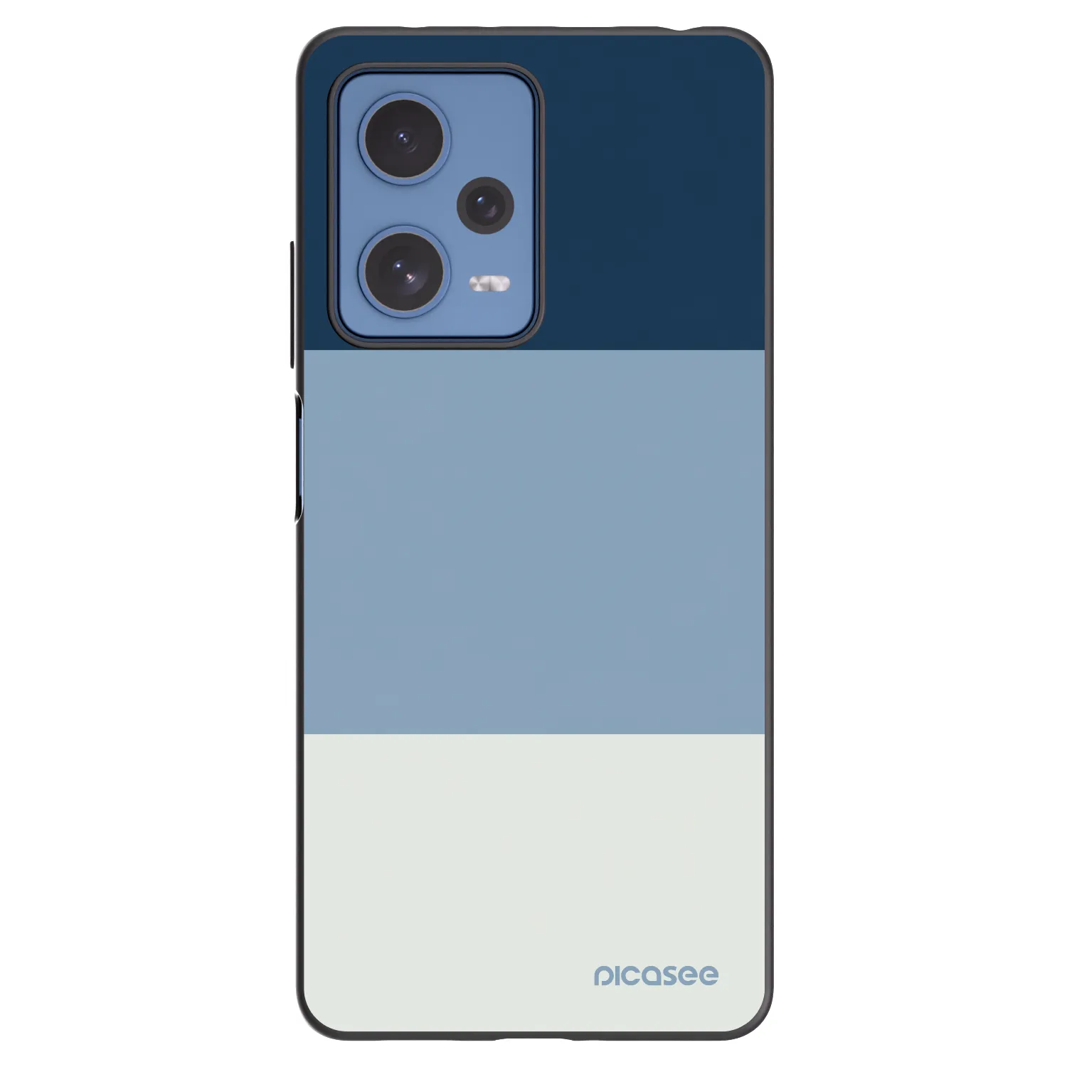Picasee Xiaomi Redmi Note 12 Pro 5G Hülle - Schwarzes Silikon - Coastal Blue