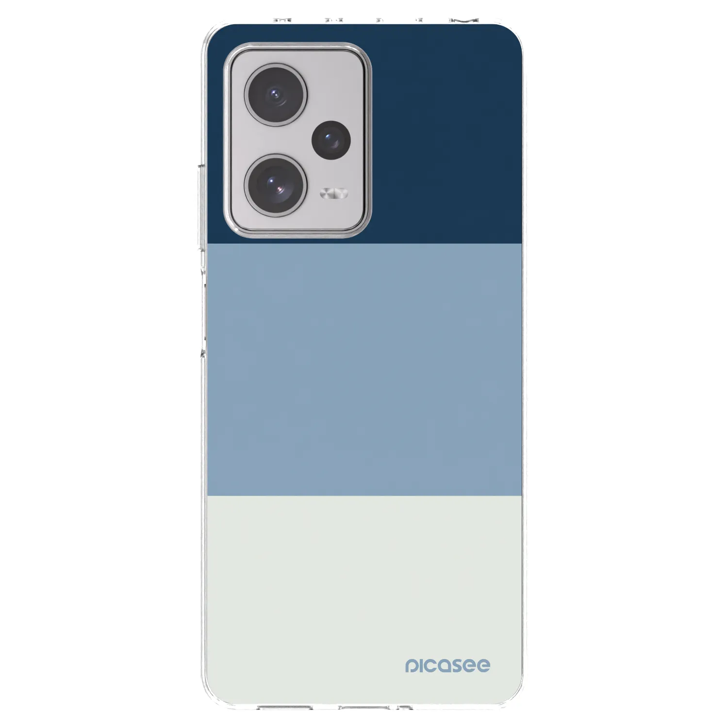 Picasee Xiaomi Redmi Note 12 Pro+ 5G Hülle - Transparentes Silikon - Coastal Blue
