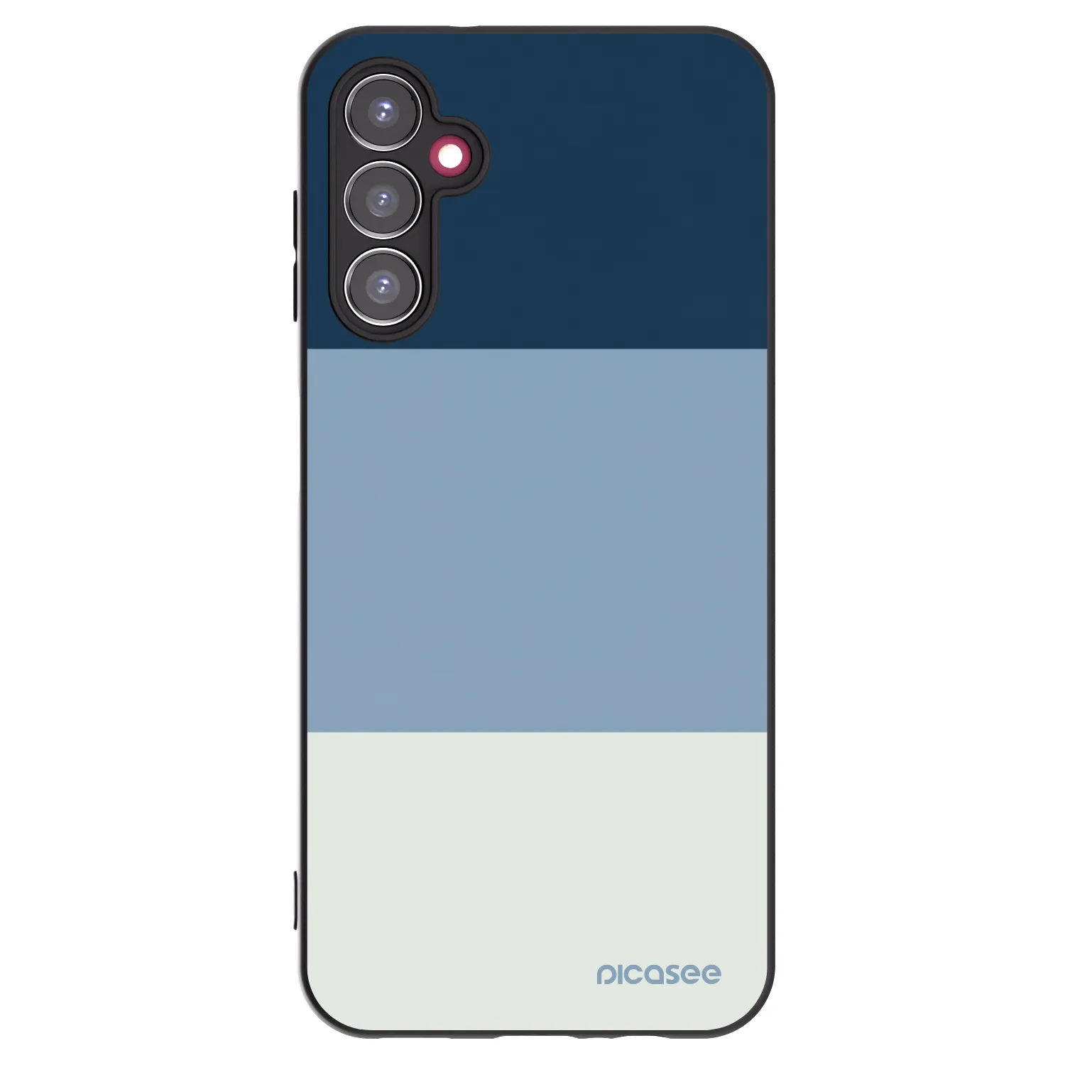 Picasee Samsung Galaxy A14 5G A146P Hülle - Schwarzes Silikon - Coastal Blue