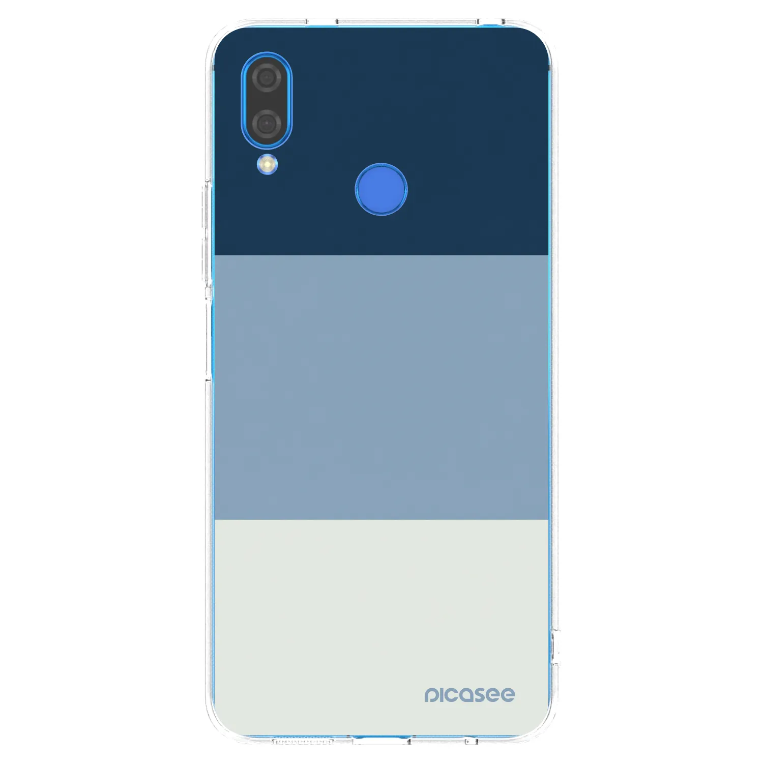 Picasee Huawei Nova 3i Hülle - Transparentes Silikon - Coastal Blue