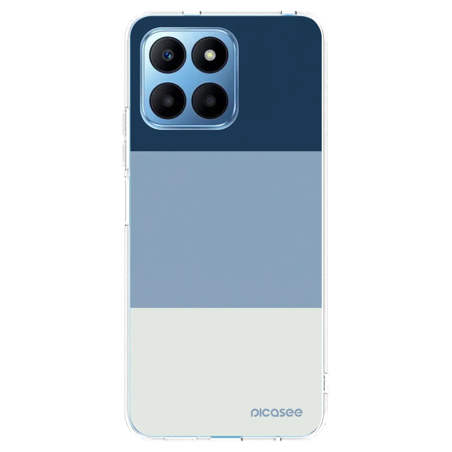Picasee Honor 70 Lite Hülle - Transparentes Silikon - Coastal Blue