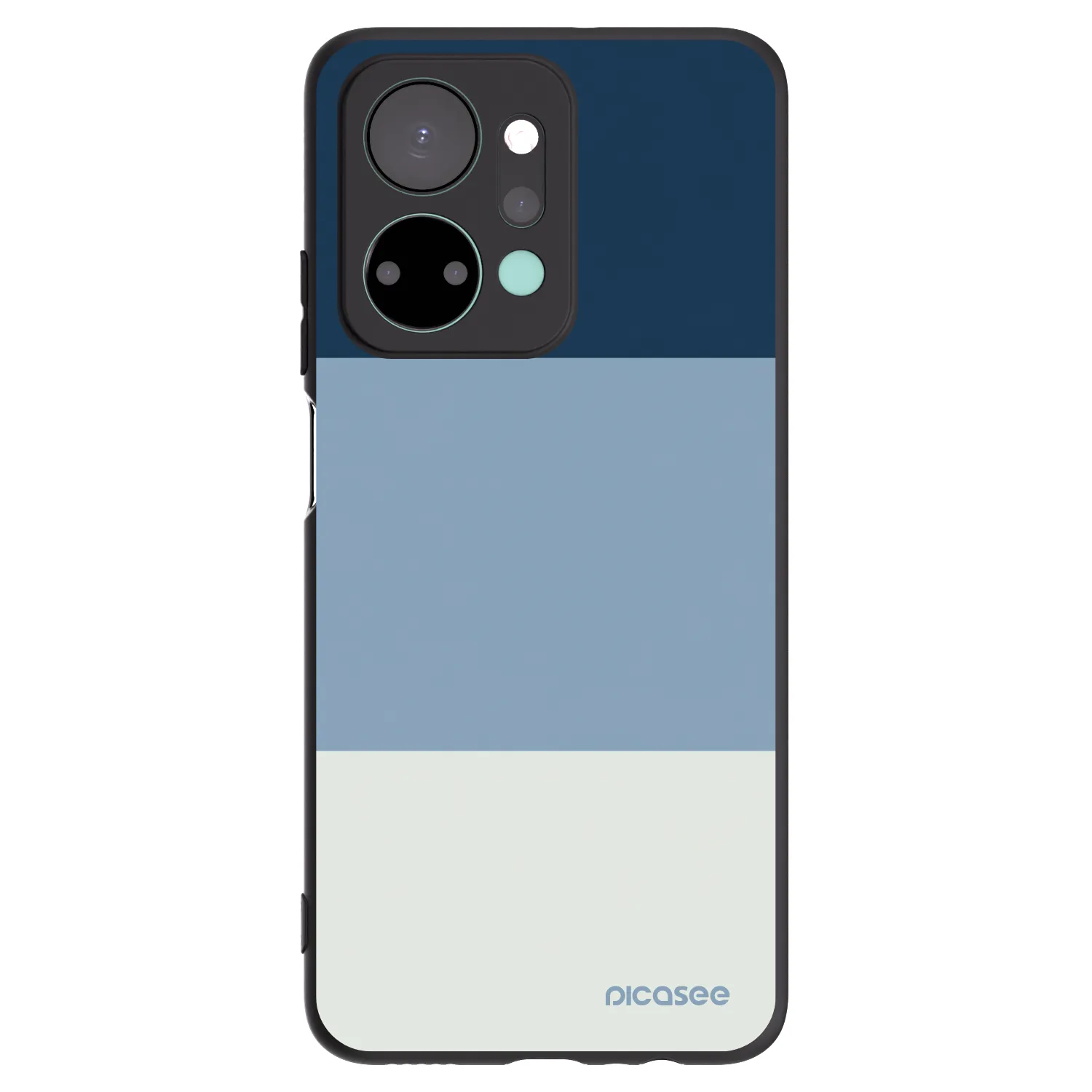 Picasee Honor X7a Hülle - Schwarzes Silikon - Coastal Blue