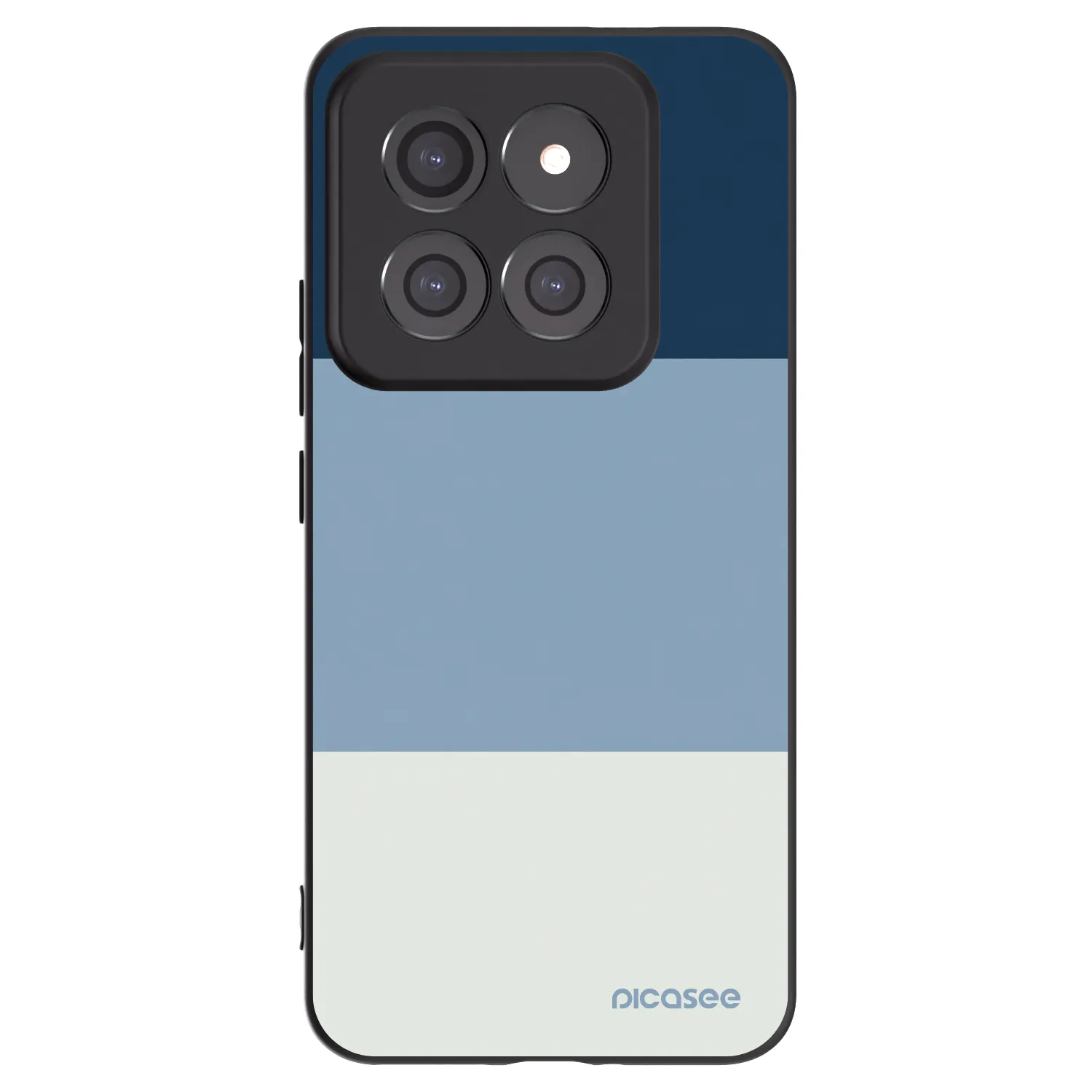 Picasee Xiaomi 14 Pro Hülle - Schwarzes Silikon - Coastal Blue