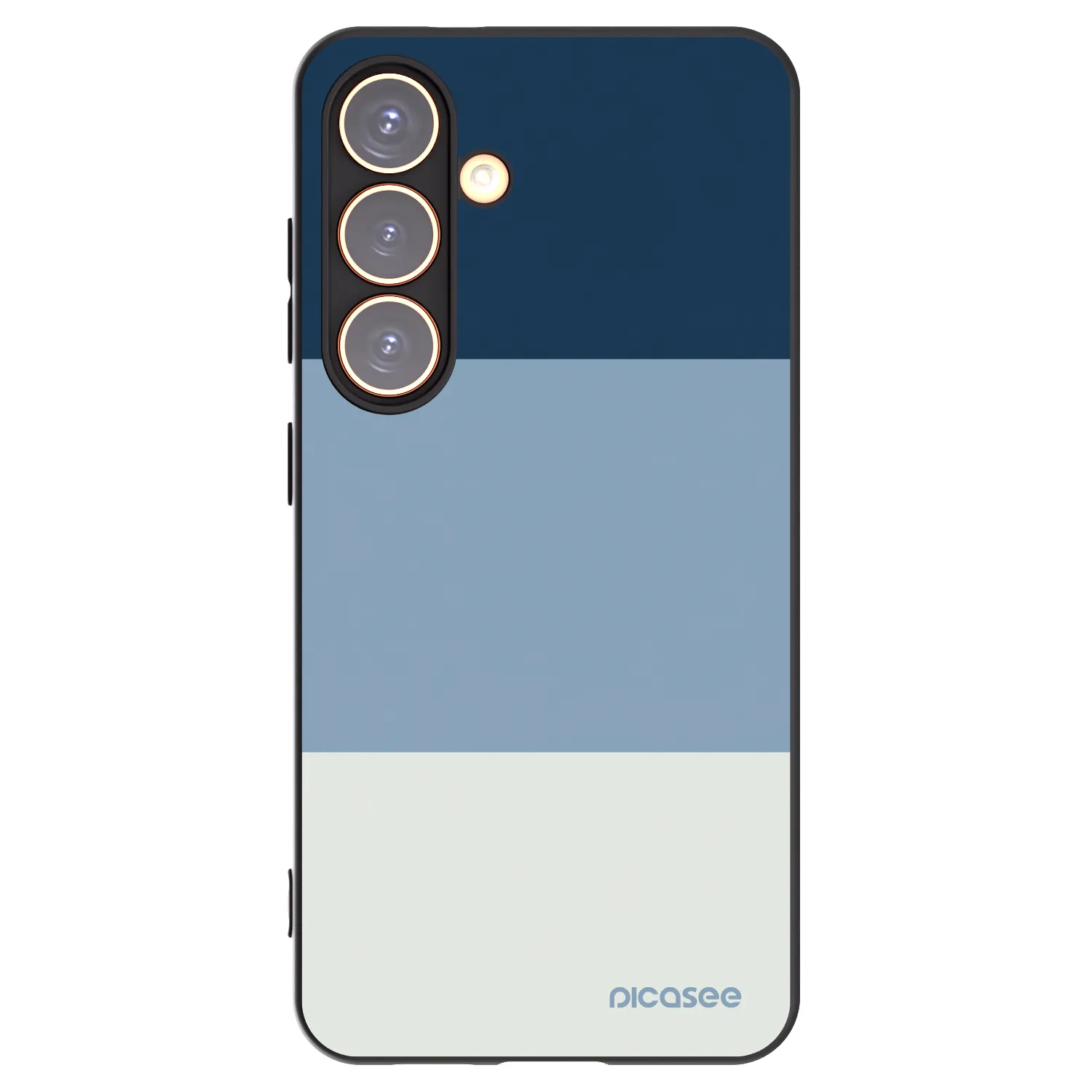 Picasee Samsung Galaxy S24 S921B 5G Hülle - Schwarzes Silikon - Coastal Blue