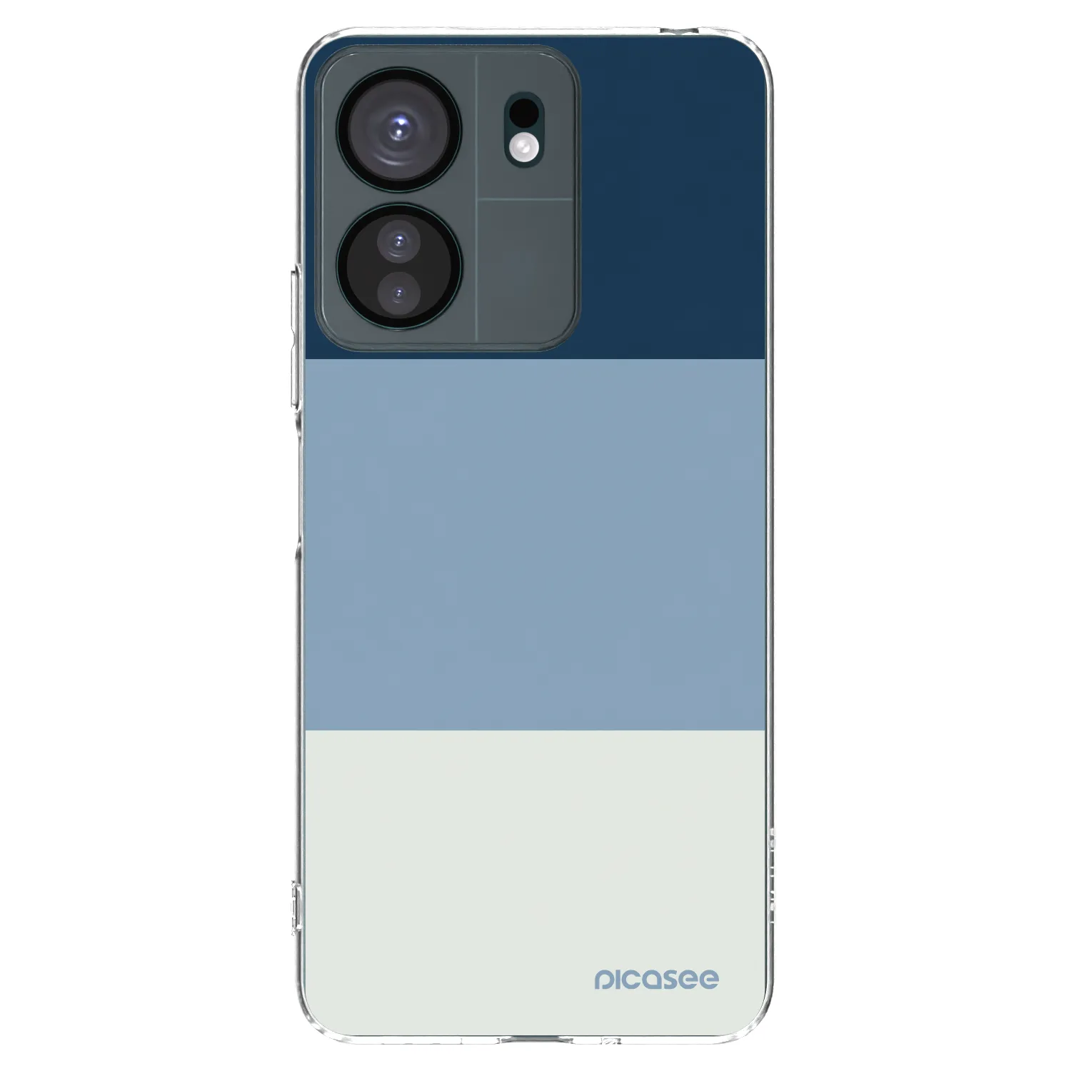 Picasee Xiaomi Redmi 13C 4G Hülle - Transparentes Silikon - Coastal Blue