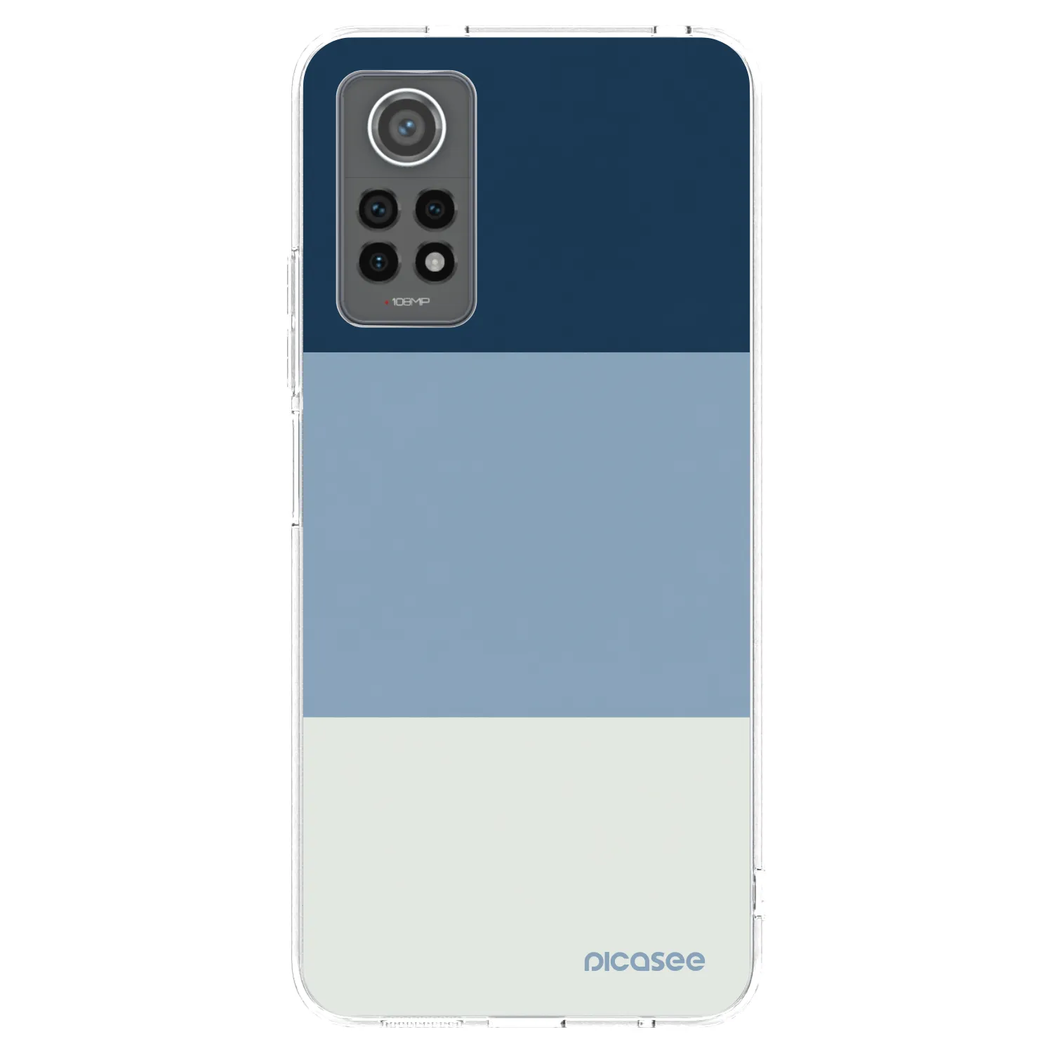 Picasee Xiaomi Redmi Note 12 Pro 4G Hülle - Transparentes Silikon - Coastal Blue