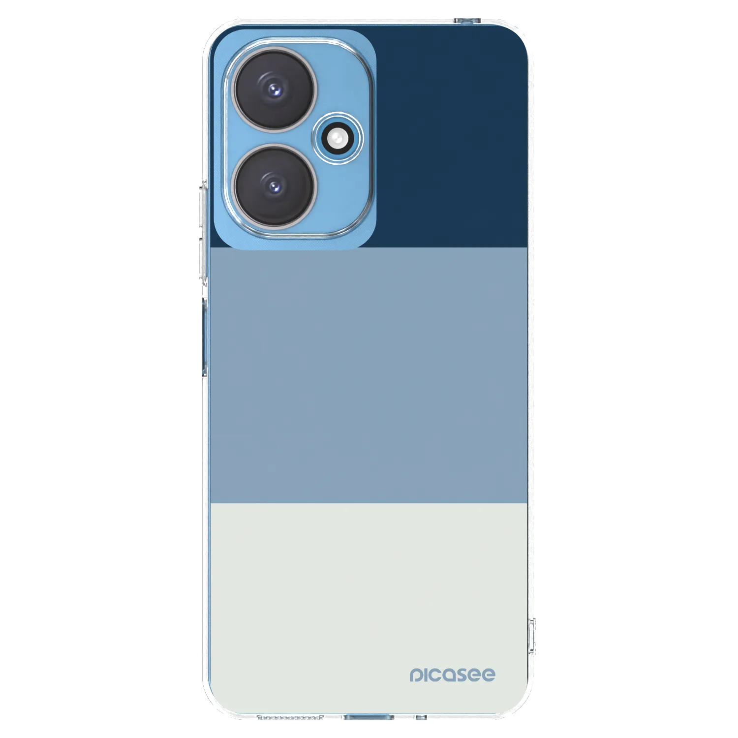 Picasee Xiaomi Redmi 13C 5G Hülle - Transparentes Silikon - Coastal Blue