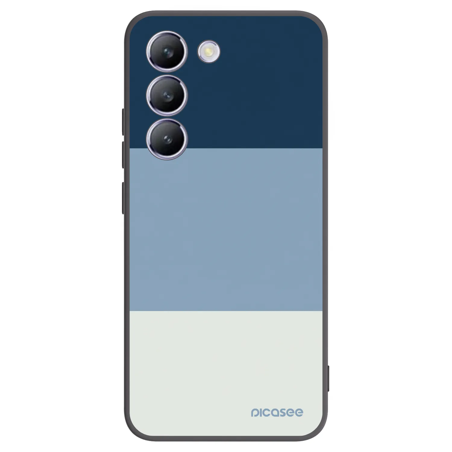 Picasee Vivo V40 SE 5G Hülle - Schwarzes Silikon - Coastal Blue